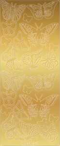 Ursus KREATIV STICKER 10x23CM,MOTIV 16,5ST.GOLD