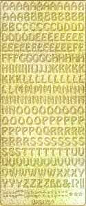 Ursus HOL.KREATIV STICKER 10x23CM,MOTIV 13,5ST.GOLD