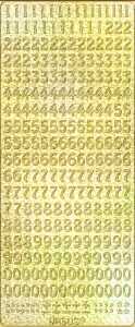 Ursus HOL.KREATIV STICKER 10x23CM,MOTIV 15,5ST.GOLD