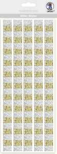 Ursus GLITTER STICKER "SILBER/GOLD"