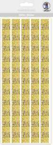 Ursus GLITTER STICKER "GOLD/GOLD"