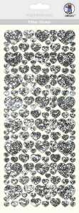 Ursus FLITTER STICKER "SILBER HERZ"