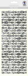 Ursus FLITTER STICKER "SILBER FISCH"