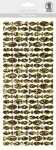 Ursus FLITTER STICKER "GOLD FISCH"
