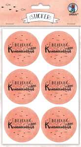 Ursus STICKER "EINLADUNG ZU M. KOMMUNION" KORALLE