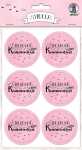 Ursus STICKER "EINLADUNG ZU M. KOMMUNION" ROSA