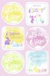 Ursus STICKER "BUNTE OSTERN"24ST 6MOTIVE SORTIERT