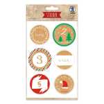 Ursus STICKER "ADVENTSZAHLEN"24ST SORTIERT