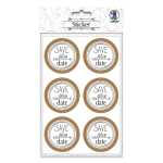 Ursus STICKER "HOCHZEIT" SAVE THE DATE
