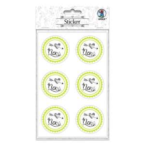 Ursus STICKER "HOCHZEIT" MENÜ 4008525233404