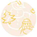 Ursus BRILLANT 230G.DIN A4,5BL.GOLD WEIHNACHTEN