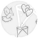 Ursus BRILLANT 230G.DIN A4,5BL.SILBER HOCHZEIT