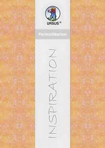 Ursus PERLMUTTKARTON 215G.23x33CM,5BL.ORANGE