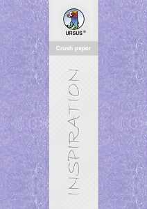 Ursus CRUSH PAPER 120G.21x33CM,5BL.LILA