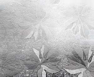 Ursus FOIL EMBOSSED PAPER "LEAVES"220G.A4,5BL.SILBER