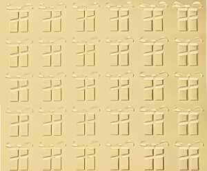 Ursus FOIL EMBOSSED PAPER "PARCELS"220G.A4,5BL.GOLD