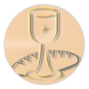 Ursus TONKTN.220G.DIN A4,5BL.CHR.SYMBOLE BROT+WEIN