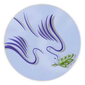 Ursus TONKTN.220G.DIN A4,5BL.CHR.SYMBOLE TAUBE