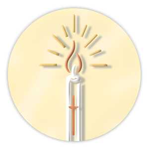 Ursus TONKTN.220G.DIN A4,5BL.CHR.SYMBOLE KERZE