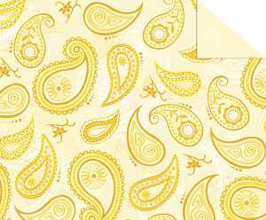 Ursus TONKTN.220G.DIN A4,5BL.PAISLEY GELB