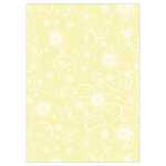 Ursus FLOCKKARTON "BLÜTEN"220G.A4,5BL.5FARBEN