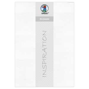 Ursus STROHSEIDE 25G.23x33CM,5BL.WEISS