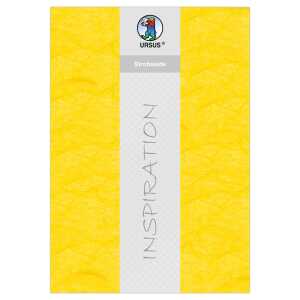 Ursus STROHSEIDE 25G.23x33CM,5BL.CITRONENGELB