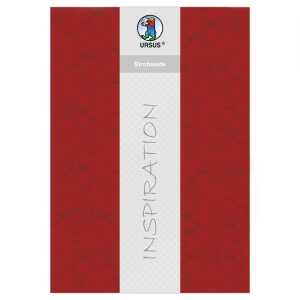 Ursus STROHSEIDE 25G.23x33CM,5BL.WEINROT