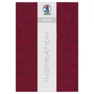 Ursus STROHSEIDE 25G.23x33CM,5BL.DUNKELROT