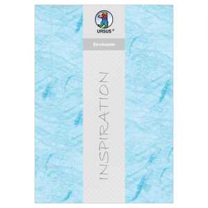 Ursus STROHSEIDE 25G.23x33CM,5BL.HELLBLAU