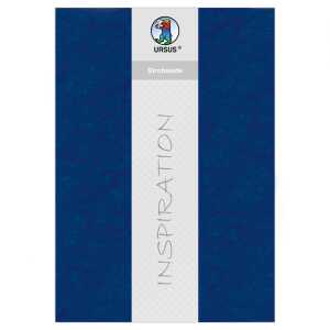 Ursus STROHSEIDE 25G.23x33CM,5BL.NACHTBLAU