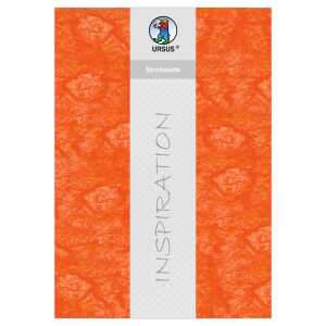 Ursus STROHSEIDE 25G.23x33CM,5BL.ORANGE