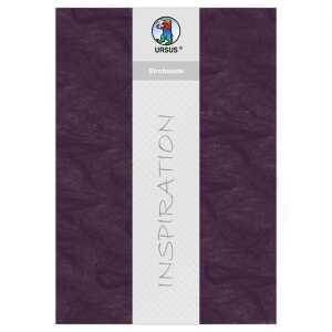 Ursus STROHSEIDE 25G.23x33CM,5BL.AUBERGINE