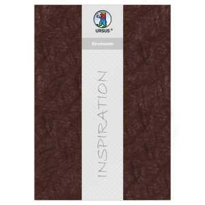 Ursus STROHSEIDE 25G.23x33CM,5BL.SCHOKOLADENBRAUN