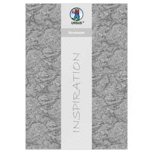 Ursus STROHSEIDE 25G.23x33CM,5BL.MITTELGRAU