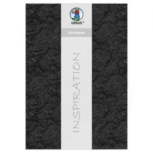 Ursus STROHSEIDE 25G.23x33CM,5BL.SCHWARZ