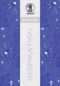 Ursus MUSCHELPAPIER 70G.23x33CM,5BL.DUNKELBLAU