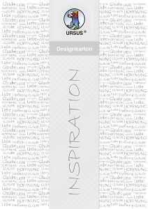 Ursus DESIGNKARTON "SILBER" 200G.DIN A4,5BL.MO.4