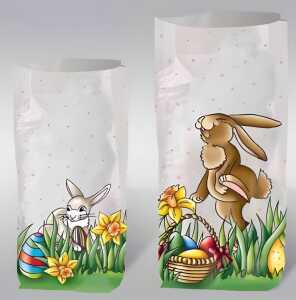 Ursus GESCHENK-BODENBEUTEL OSTERN 11,5x19CM,10ST.