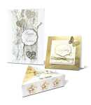 Ursus IMPRESSION 310G.23X33CM.10 BL.SORT.GO+SILBER