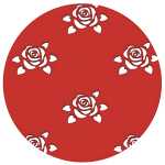 Ursus SILHOUETTENKARTON 300G.23x33CM,ROSEN 4008525234326