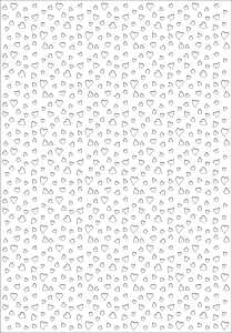 Ursus SILHOUETTENKARTON 300G.23x33CM,HERZEN 4008525234333