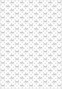 Ursus SILHOUETTENKARTON 300G.23x33CM,SCHLEIFEN 4008525234418