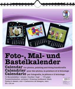 Ursus FOTOKALENDER 300x340MM,SCHWARZ