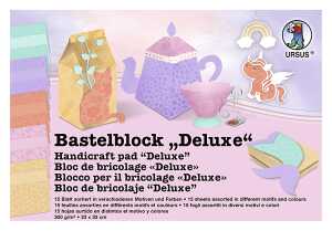 Ursus BASTELBLOCK "DELUXE"300G.23x33CM,15BL.