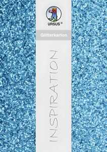 Ursus GLITTERKARTON 330G.DIN A4,10BL.TÜRKIS