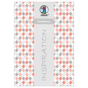 Ursus DESIGNKARTON JESUS ORANGE 200G. A4,5BL.MO1