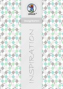 Ursus DESIGNKARTON JESUS AQUA 200G. A4,5BL.MO1