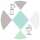 Ursus DESIGNKARTON JESUS AQUA 200G. A4,5BL.MO1