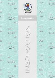 Ursus DESIGNKARTON JESUS AQUA 200G. A4,5BL.MO3
